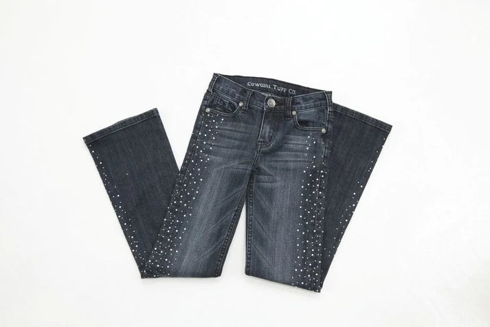 COWGIRL TUFF RHINESTONE COWGIRL JEANS