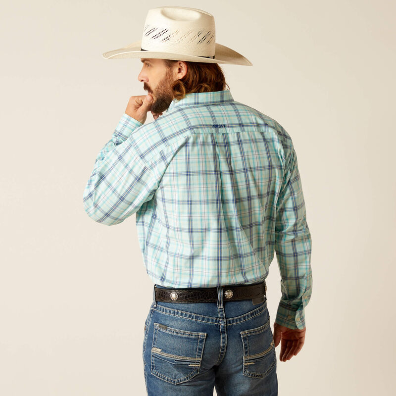 ARIAT BLUE TINT PRO SERIES PETE CLASSIC FIT SHIRT