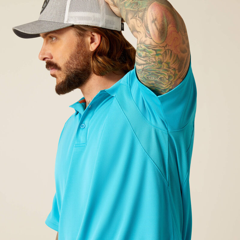 ARIAT TURQUOISE REEF AC POLO SHIRT