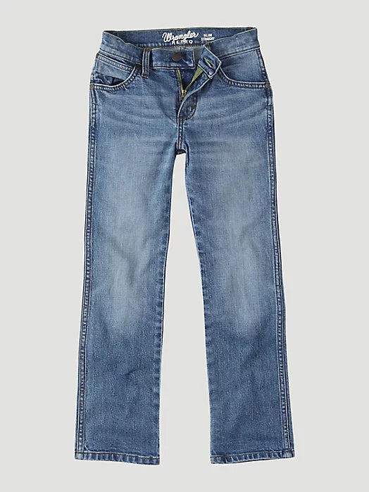 WRANGLER RETRO BOY'S ROUGHHOUSE SLIM STRAIGHT JEAN