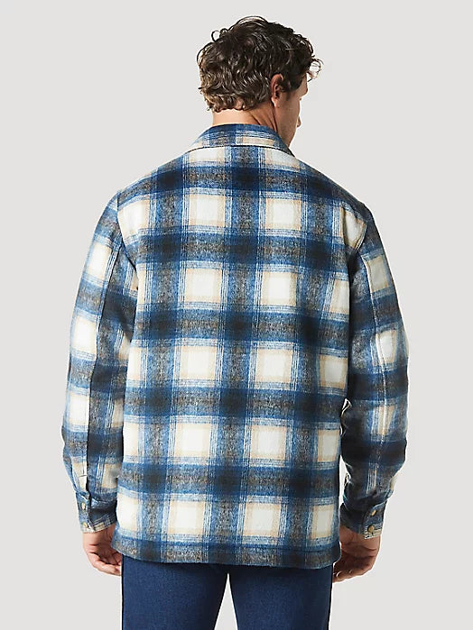 WRANGLER TANNIN QUILT LINED FLANNEL SHIRT JACKET