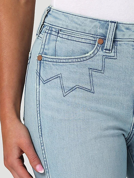 Wrangler Retro Embellished Trumpet Flare Jean