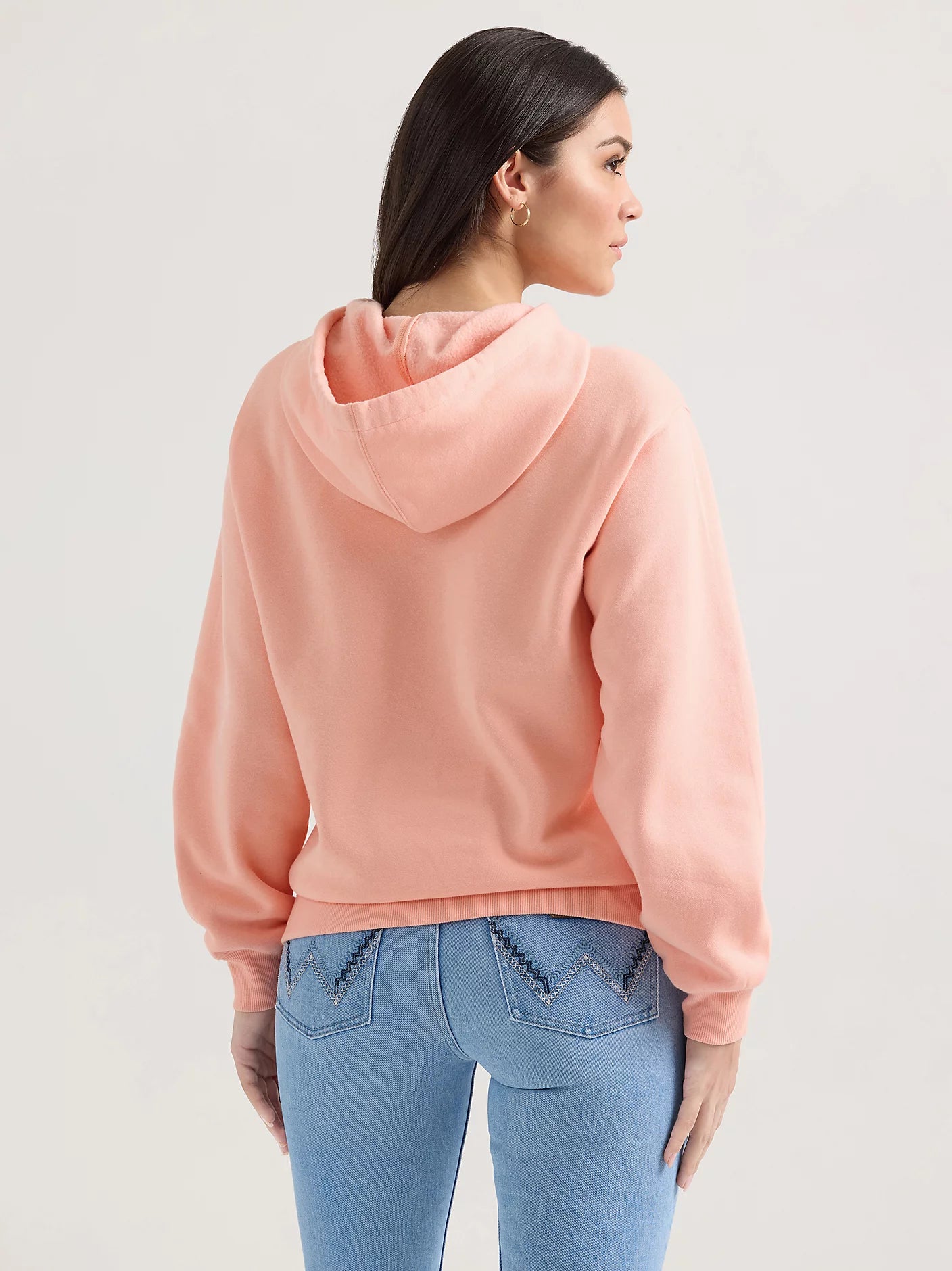 Wrangler Pink Bubble Bold Logo Hoodie