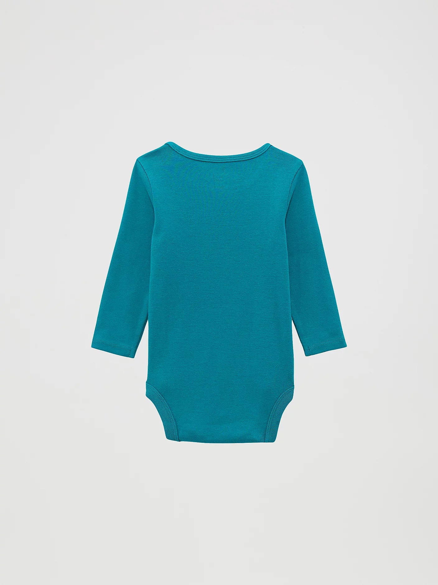 Wrangler Baby Girl's Teal Long Sleeve Graphic Knit Bodysuit