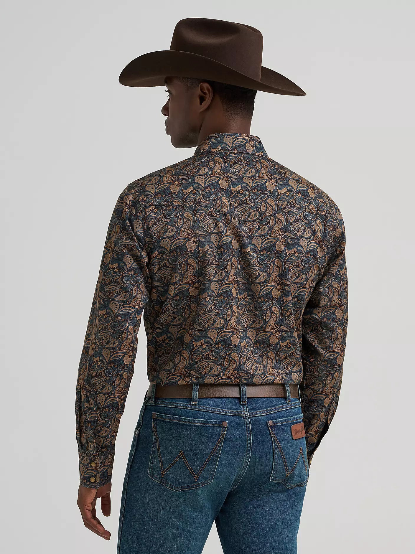 Wrangler Retro Royal Scroll Premium Long Sleeve Shirt