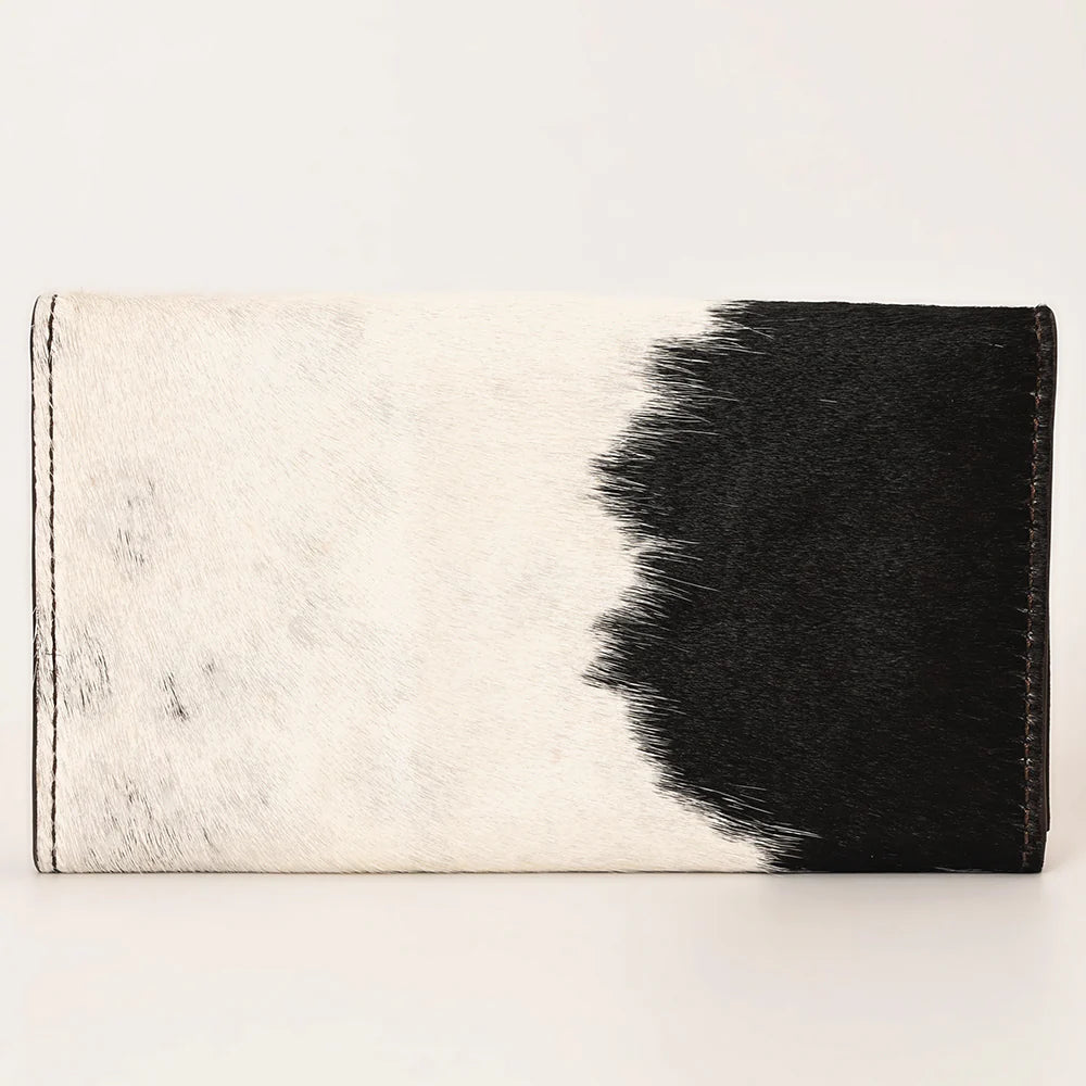 AMERICAN DARLING COWHIDE TOOLED WALLET