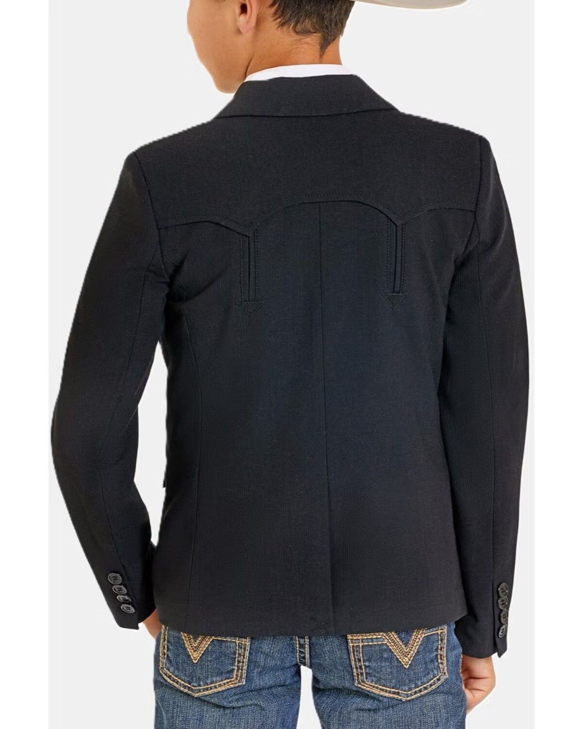 Rock & Roll Denim Boys' Solid Button-Down Sportscoat