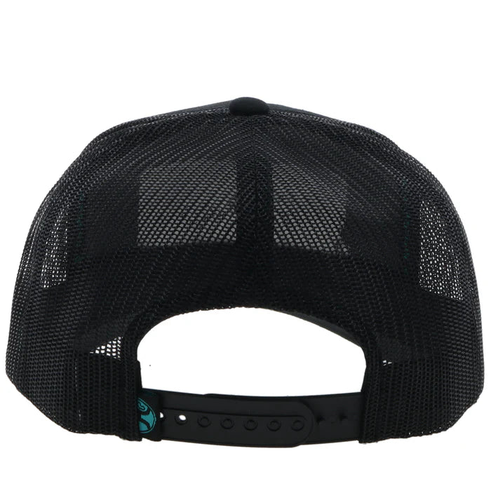 HOOEY "SUDAN" BLACK SNAPBACK HAT