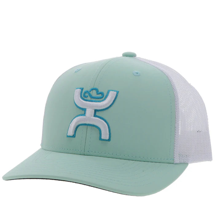 HOOEY "STERLING" MINT/WHITE HAT