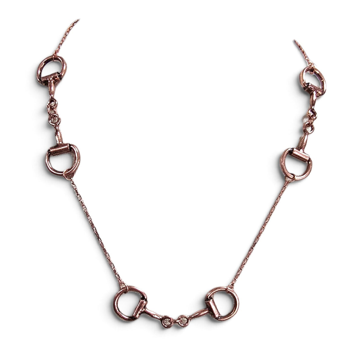 Bronze Bit Chain Necklace