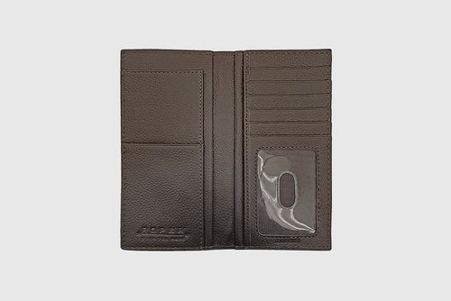 TAN OSTRICH PRINT RODEO WALLET
