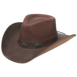 Alamo Leather Brown Hat