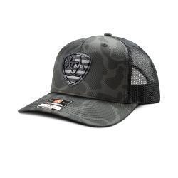 Ariat Black Grey Shield Cap