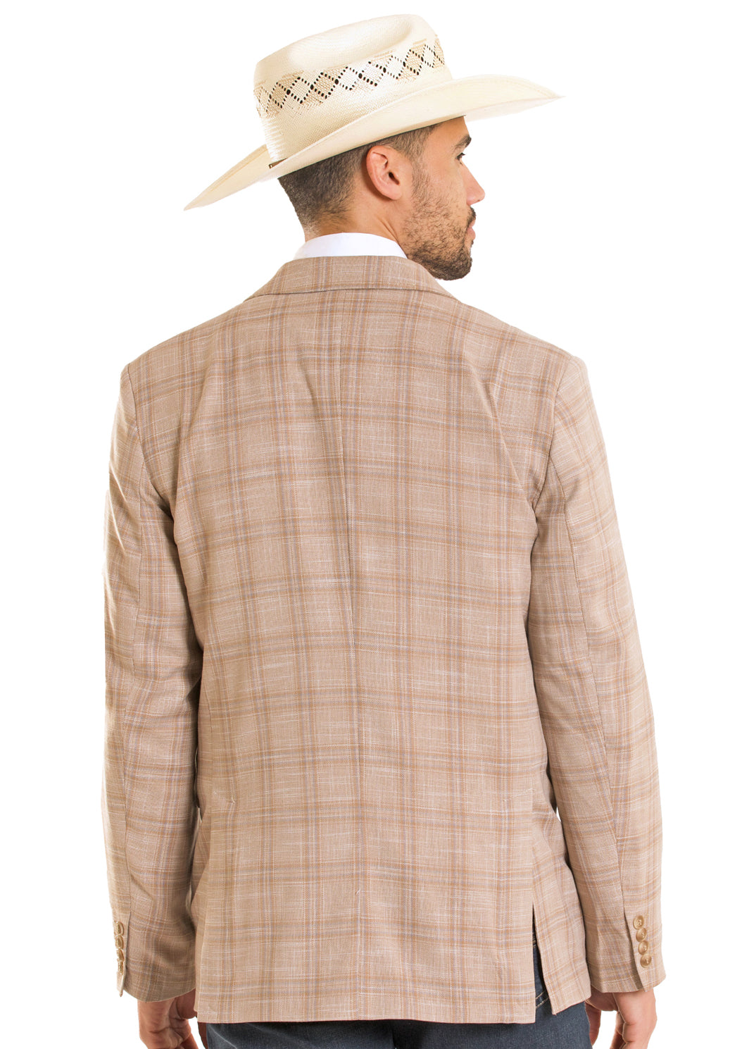 Rock & Roll Denim Plaid Yarn Dye Sport Coat