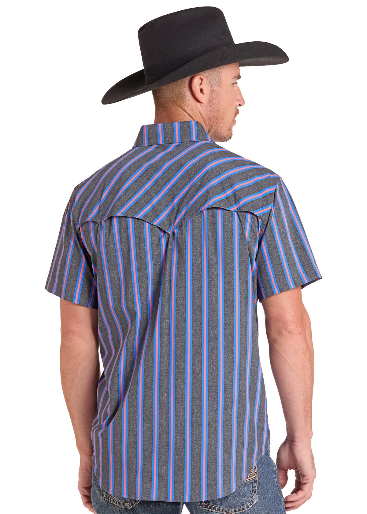 Rock and Roll Men's Short Sleeve Koe X Tek Button Down Shirt