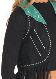 Rock & Roll Embroidered Retro Vest