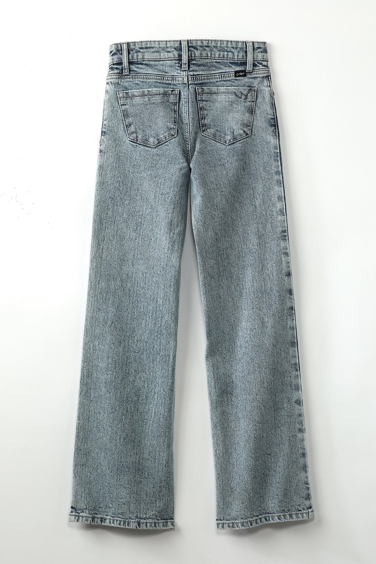 Cruel Denim Girl's Stonewash Wide Leg Jean