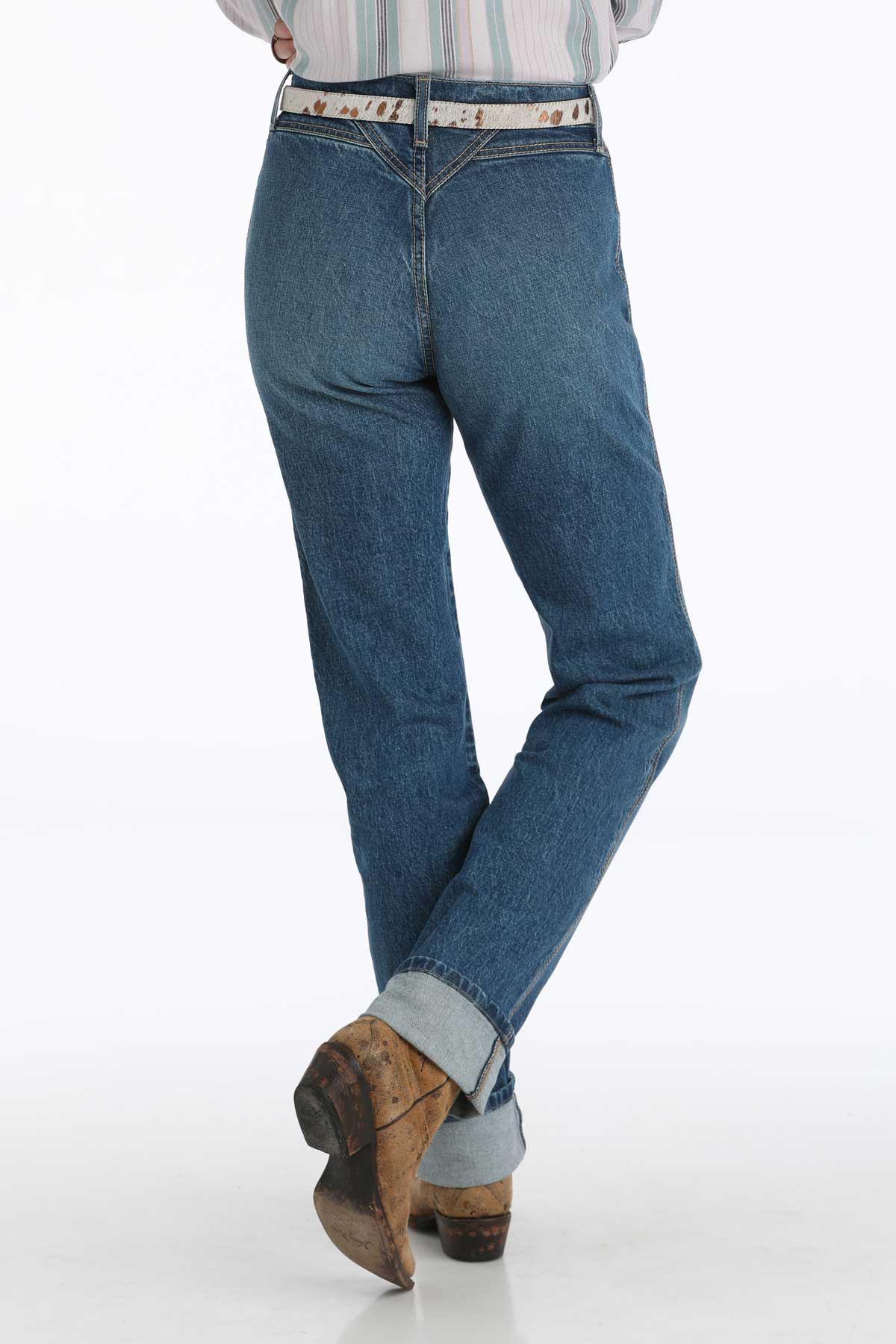 Cruel Denim Quinn Medium Wash High Rise Tapered Jean