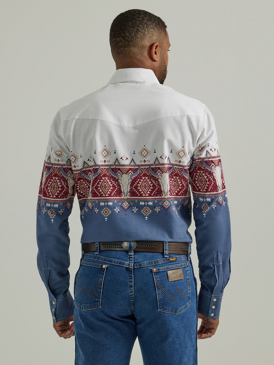 WRANGLER CHECOTAH CLASSIC PRINT MENS SHIRT