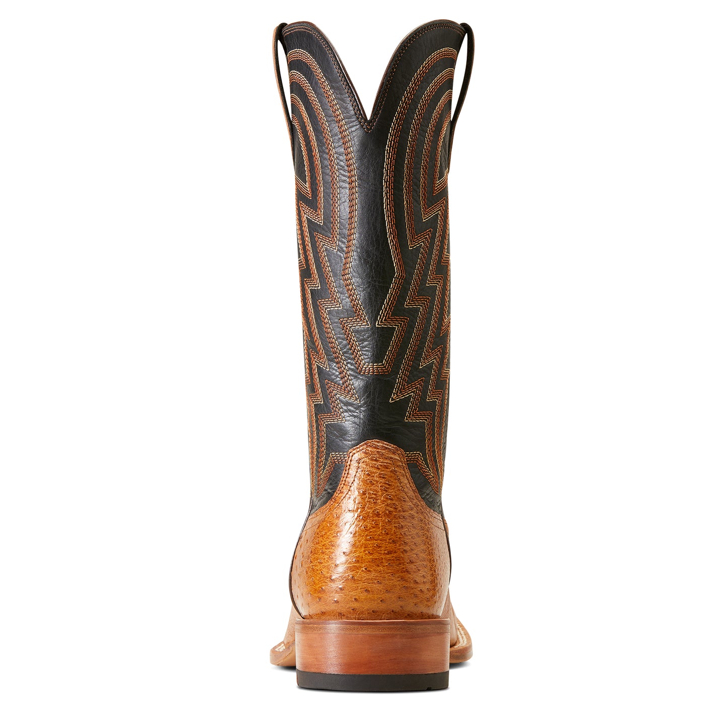 ARIAT HAYWIRE ANTIQUE TAN  SMOOTH QUILL OSTRICH BOOT