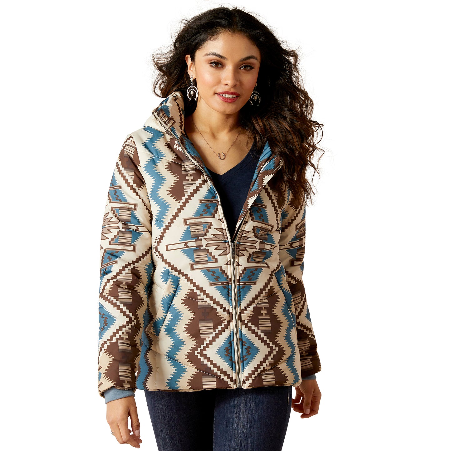 Ariat Two Column Print Chimayo Puffer Jacket