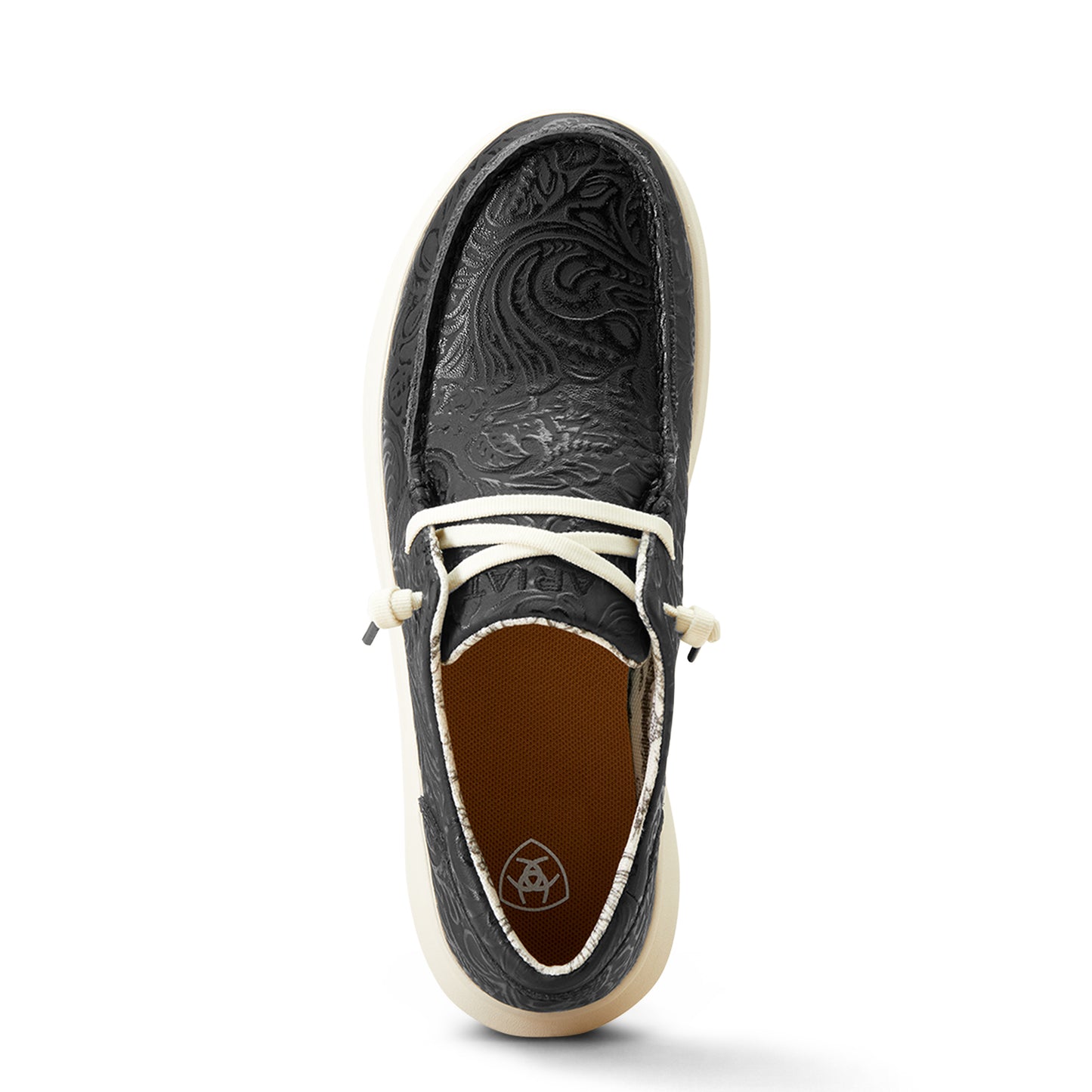 Ariat Black Floral Emboss Hilo