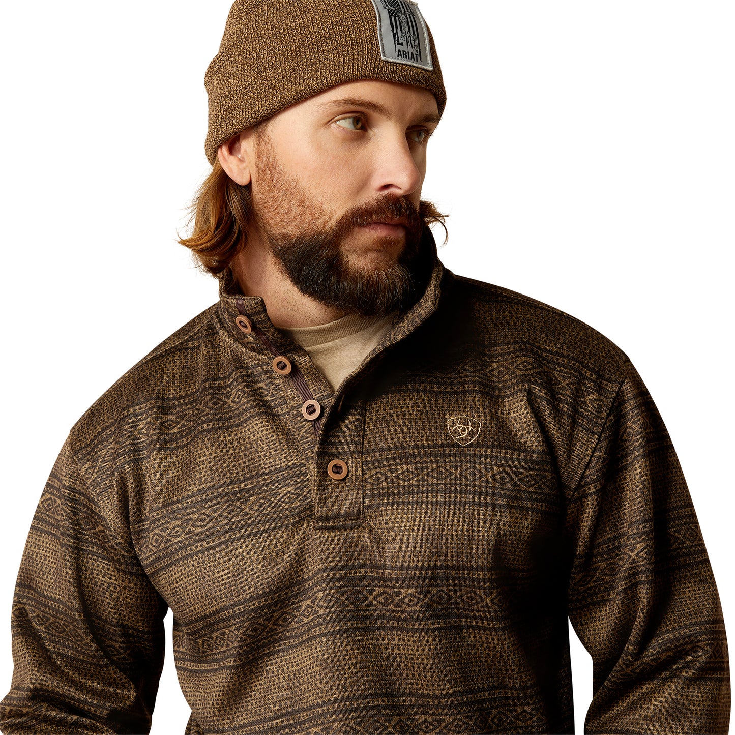 ARIAT WESLEY BROWN SOUTHWEST SERAPE PULLOVER