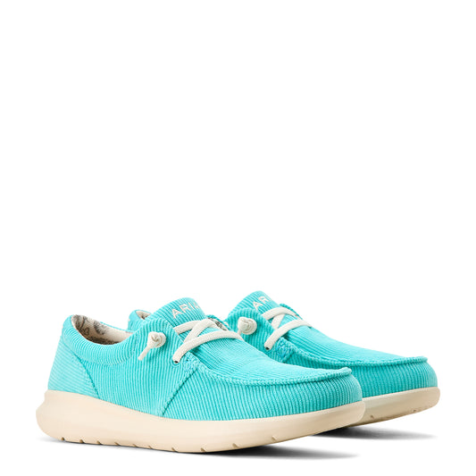 Ariat Turquoise Corduroy Hilo