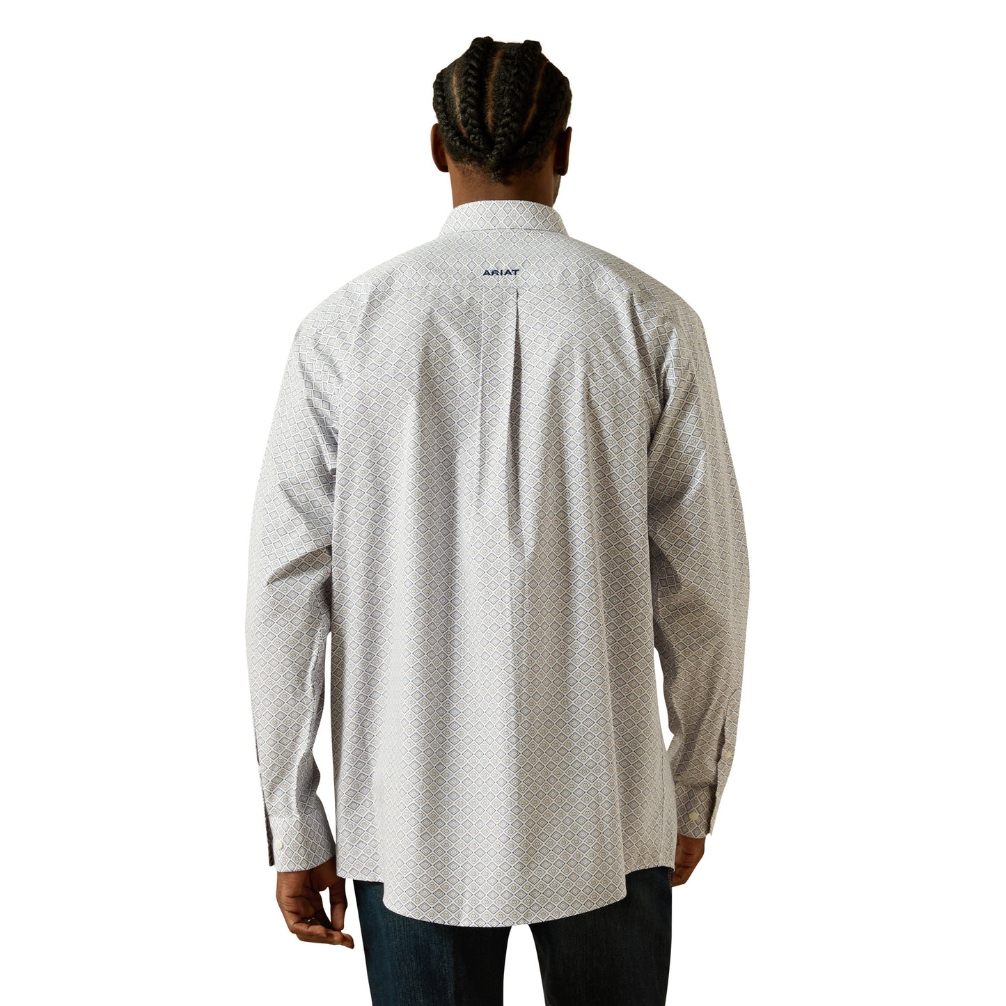 Ariat White Wrinkle Free Declan Classic Fit Shirt