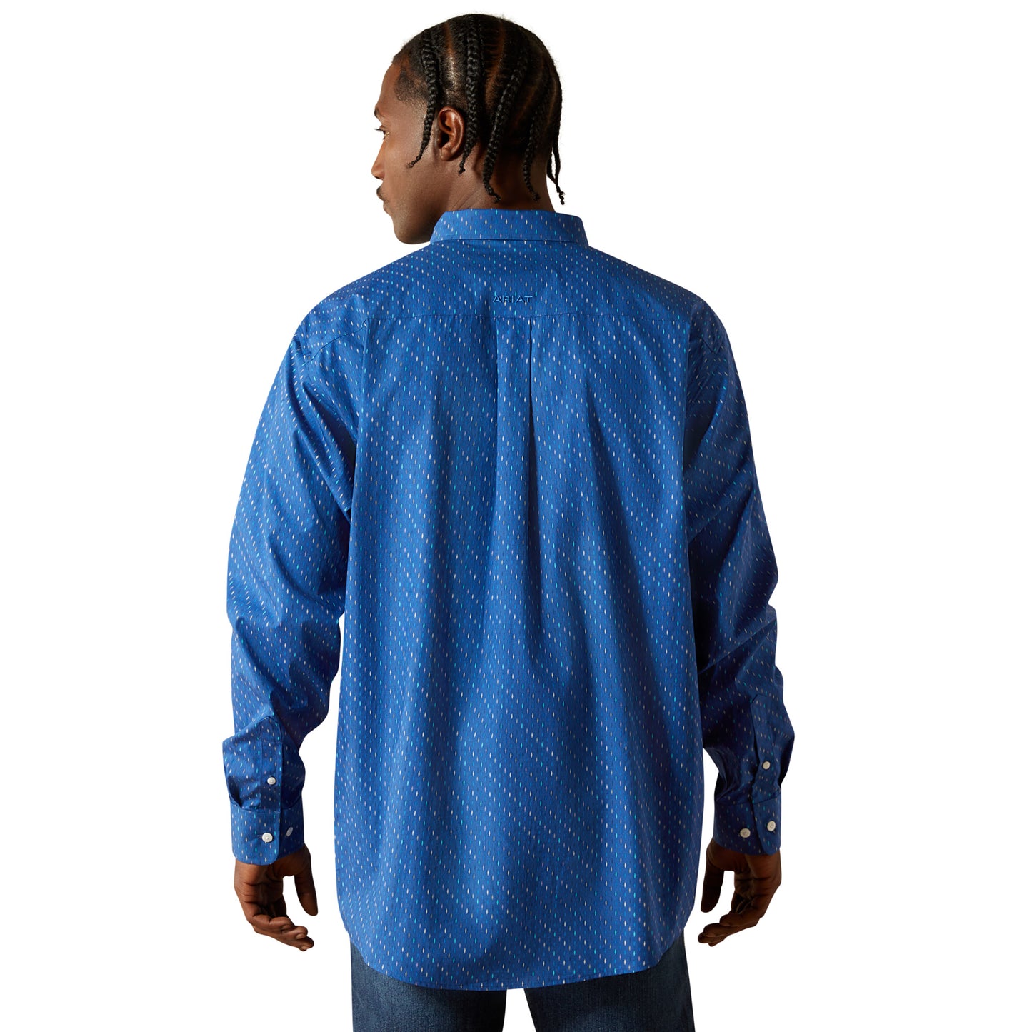 Ariat Cobalt Wrinkle Free Chase Classic Fit Shirt