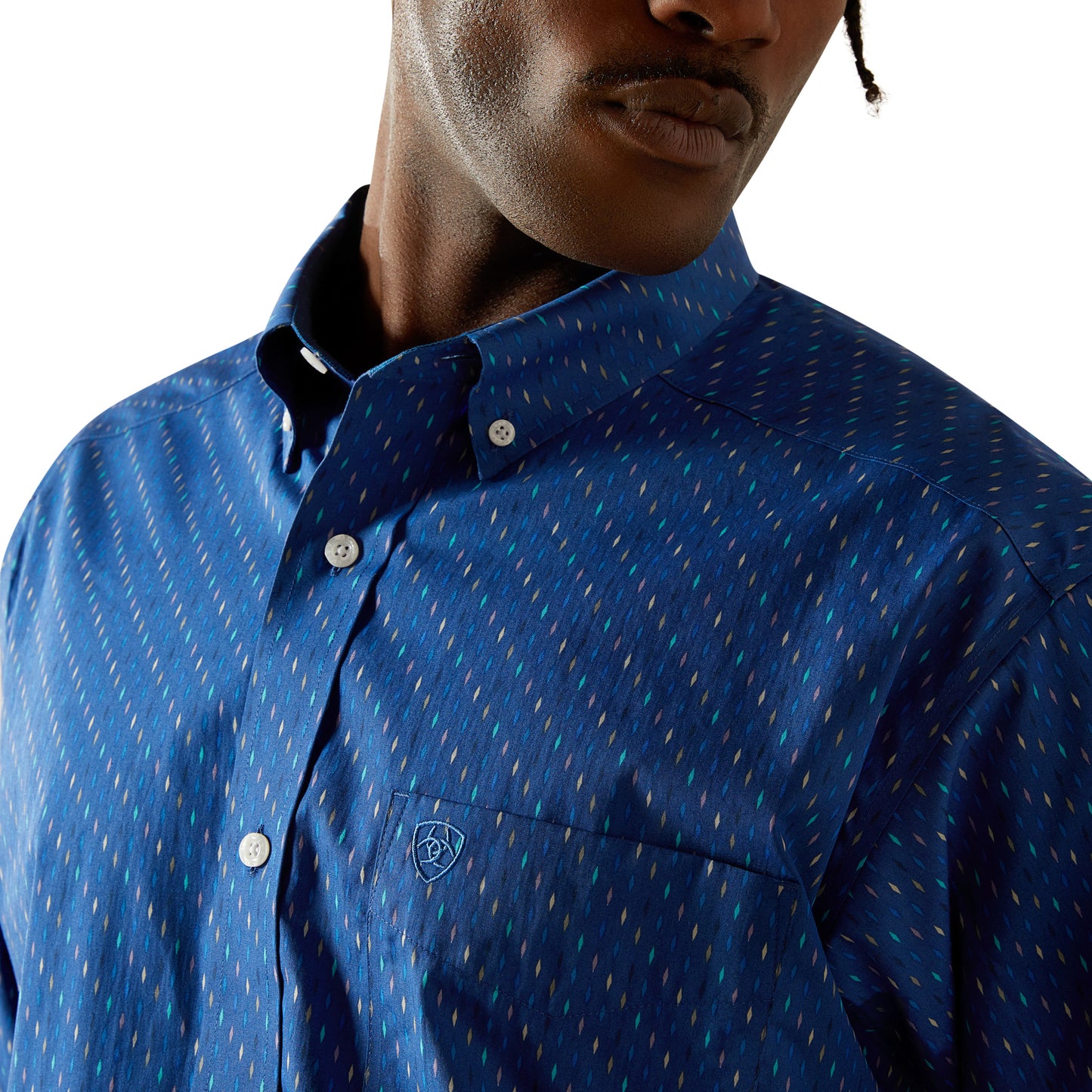 Ariat Cobalt Wrinkle Free Chase Classic Fit Shirt