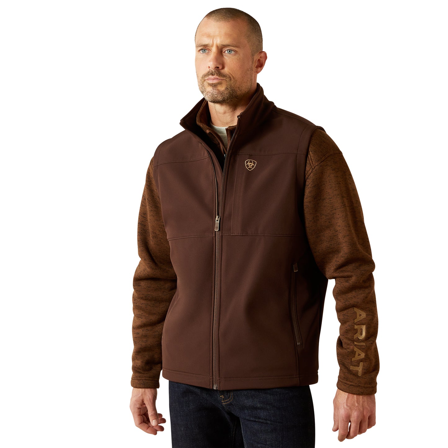Ariat Coffee Bean Vernon Softshell Vest