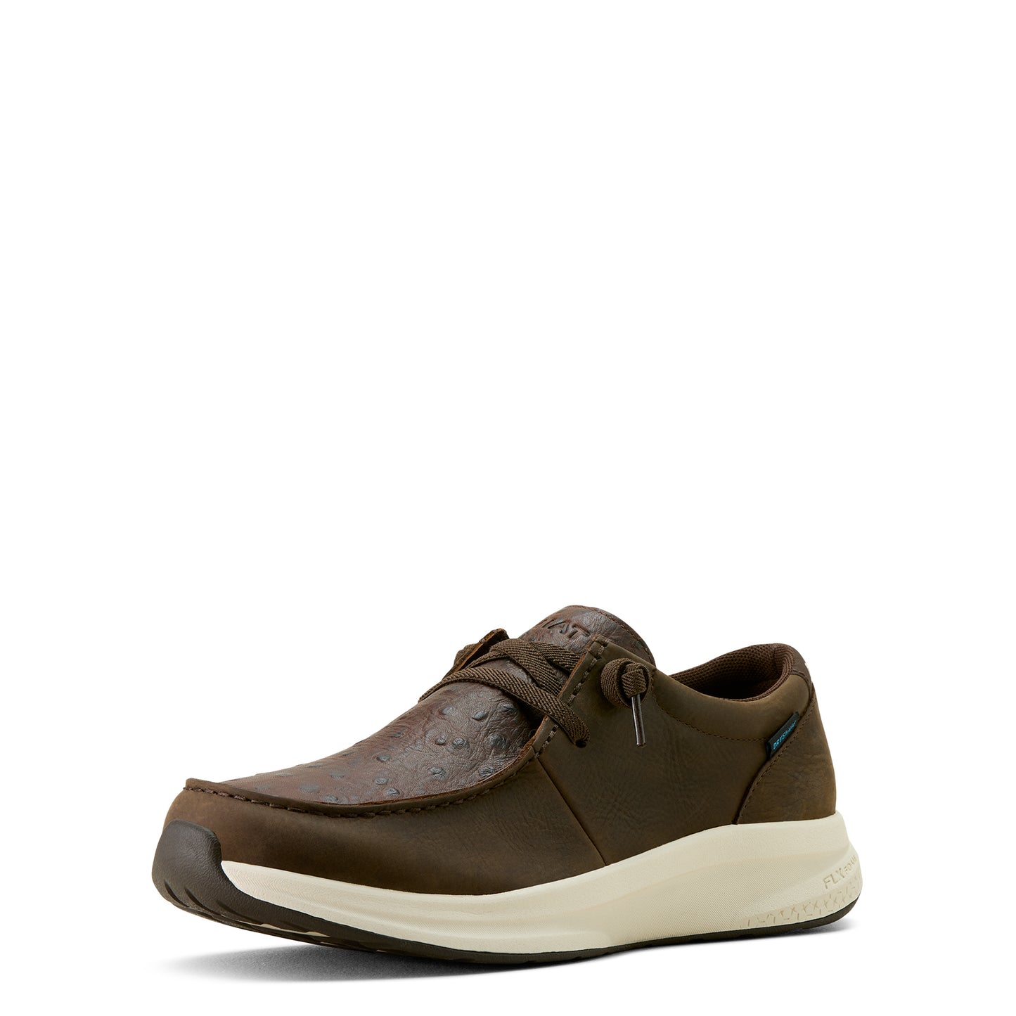 Ariat Buckeye Dark Chocolate Ostrich Waterproof Shoe