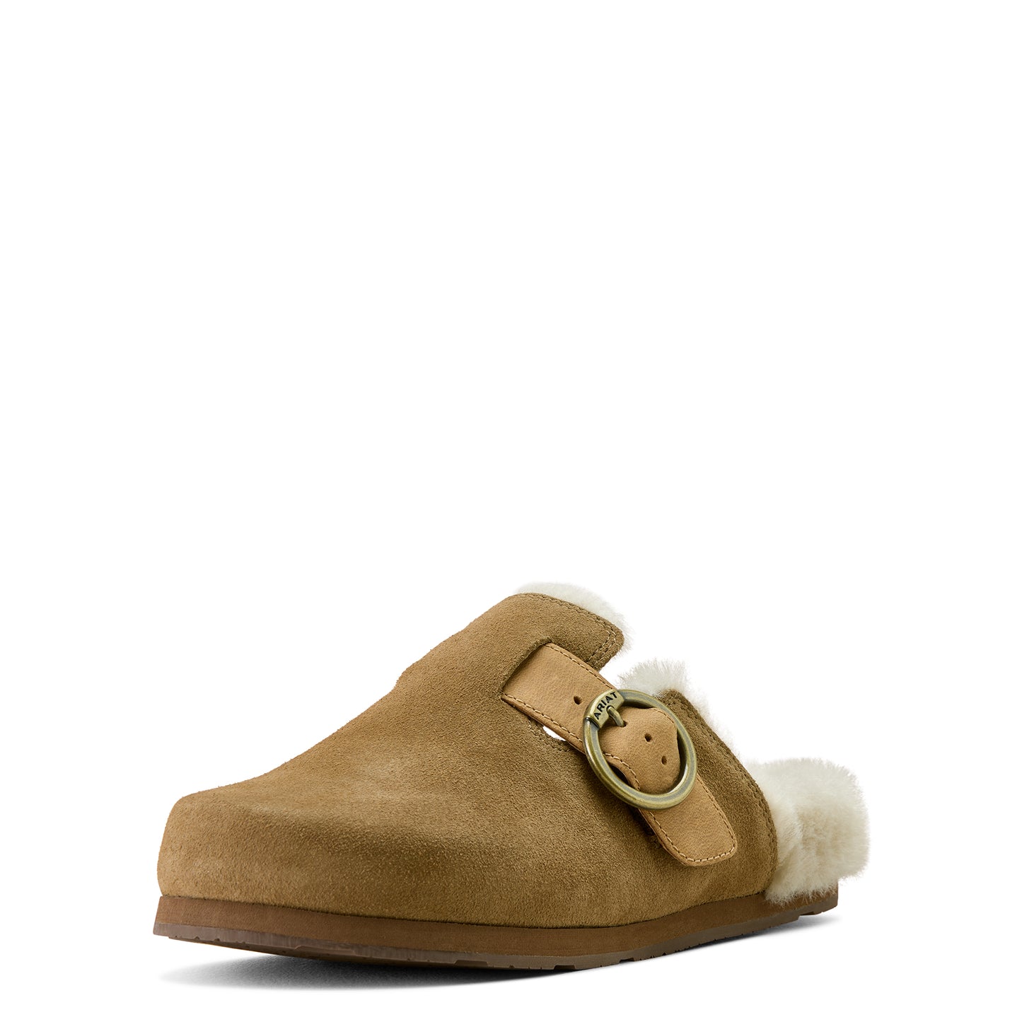 Ariat Ranch Brown Suede Country Sherpa Mule