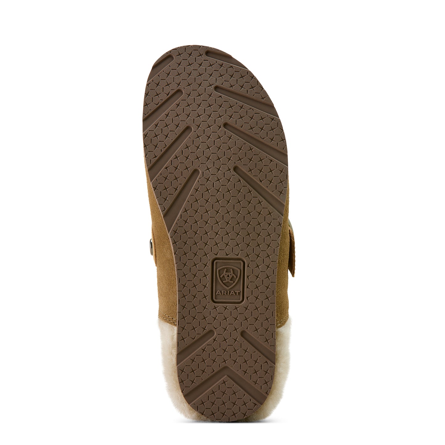 Ariat Ranch Brown Suede Country Sherpa Mule