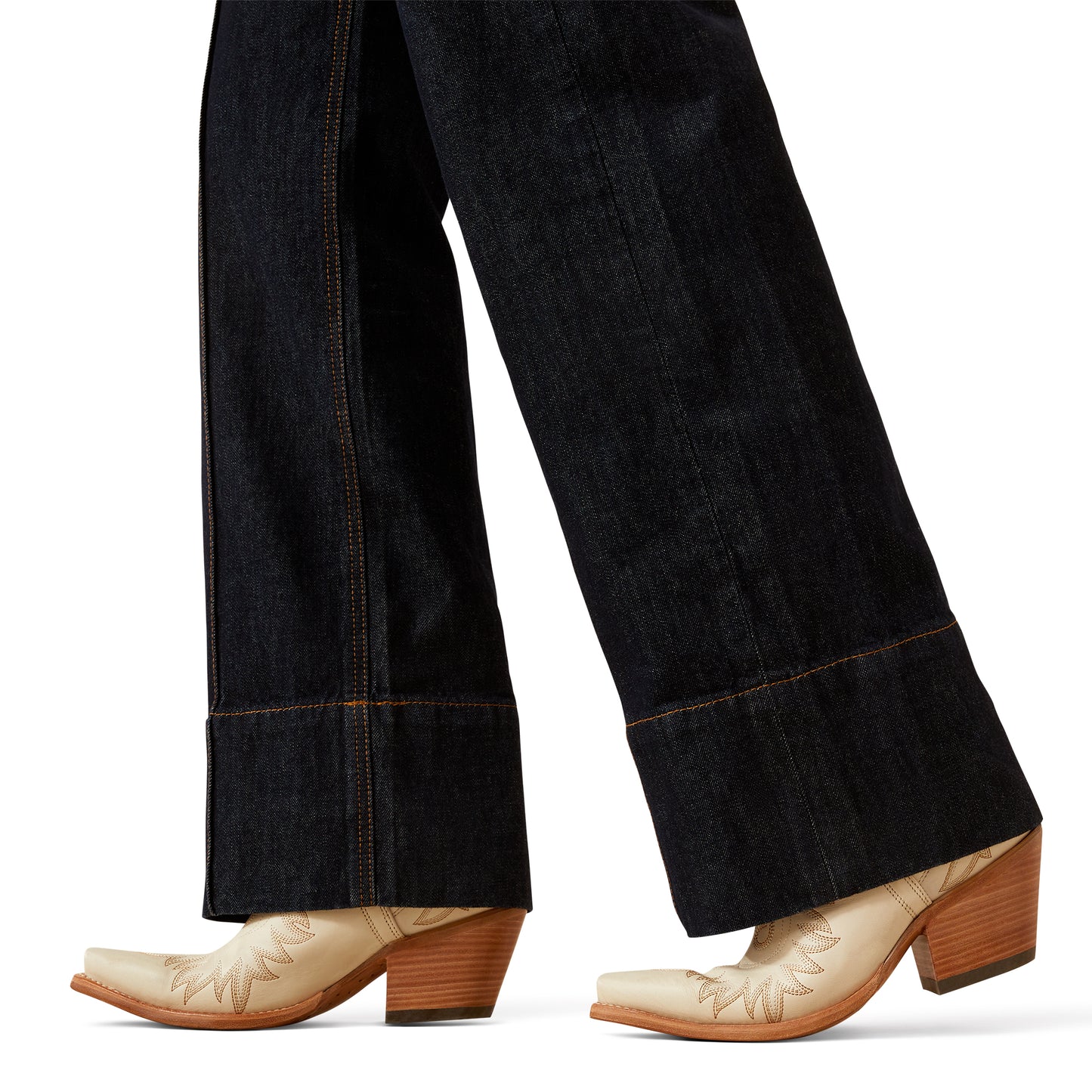 Ariat Ultra High Rise Tomboy Western Utility Wide Leg Jeans