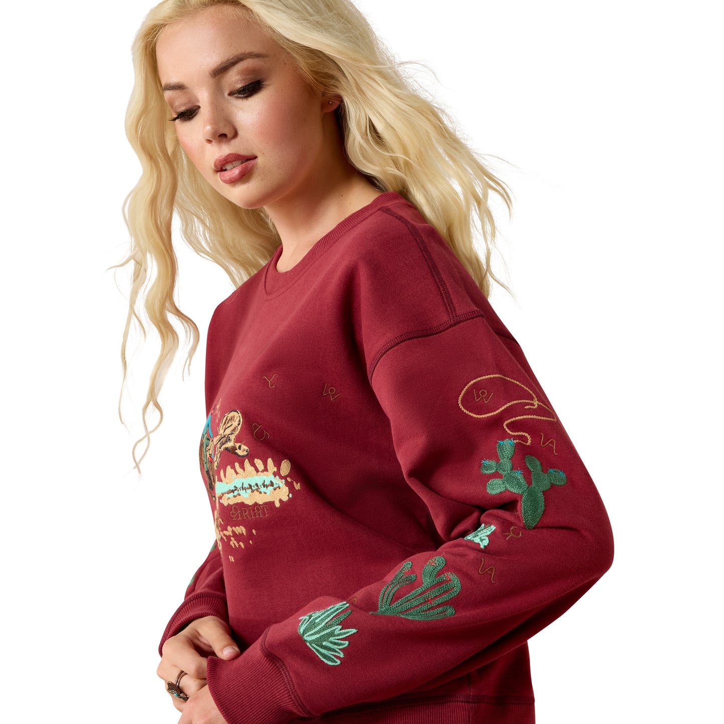 Ariat Riata Burnt Russet Sweatshirt