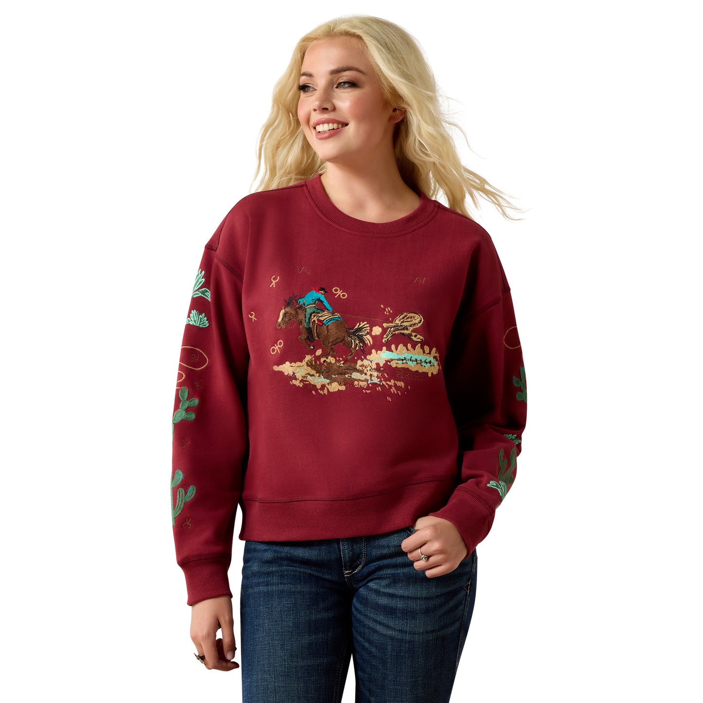 Ariat Riata Burnt Russet Sweatshirt