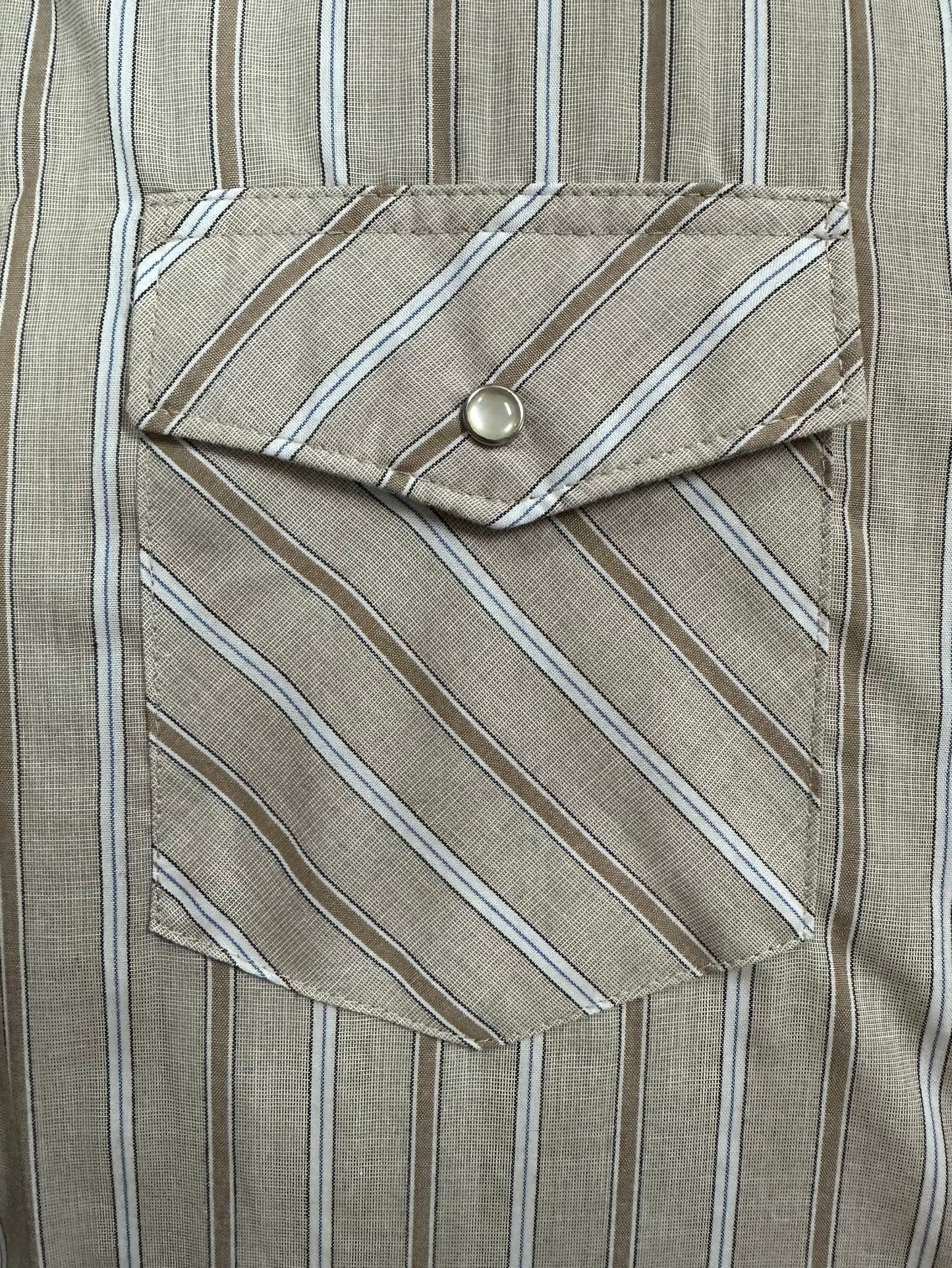 WRANGLER WASH N WEAR SNAP SHIRT