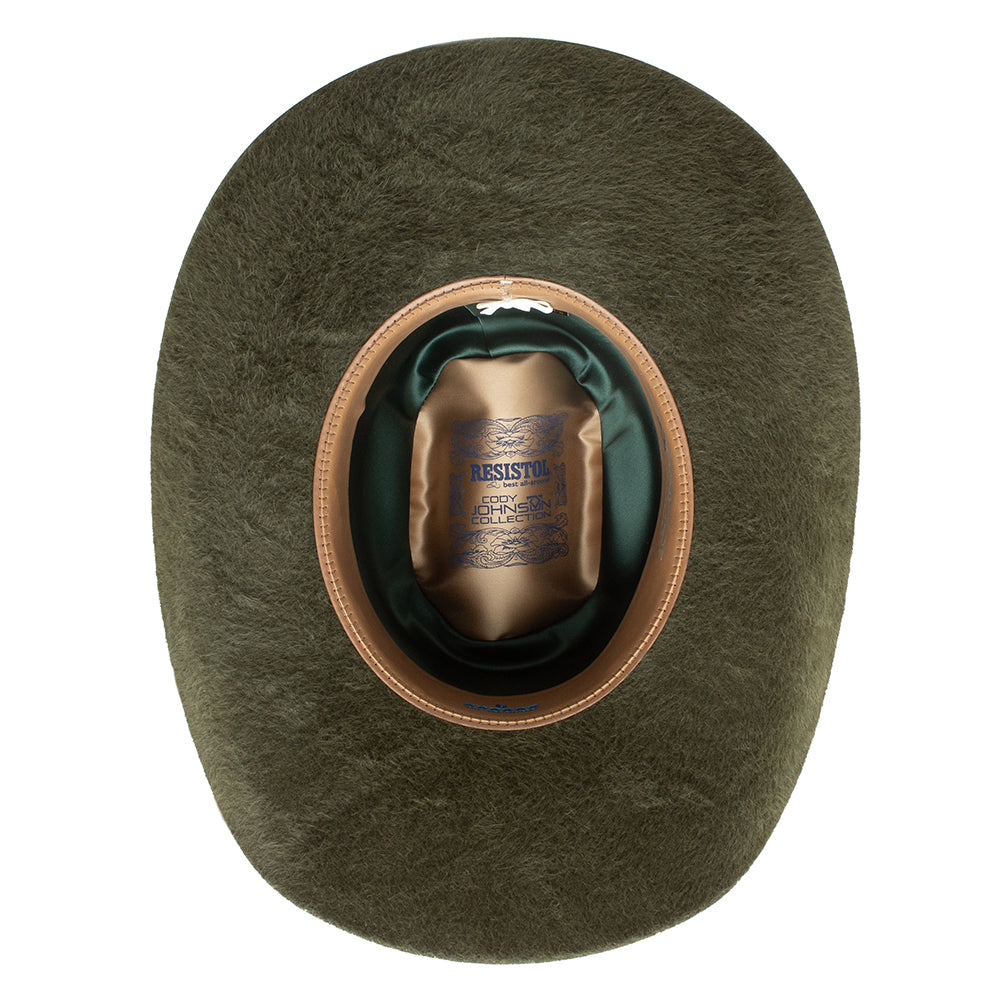 Resistol Cody Johnson Sage Grizzly Mountain 6X Fur Felt Western Cowboy