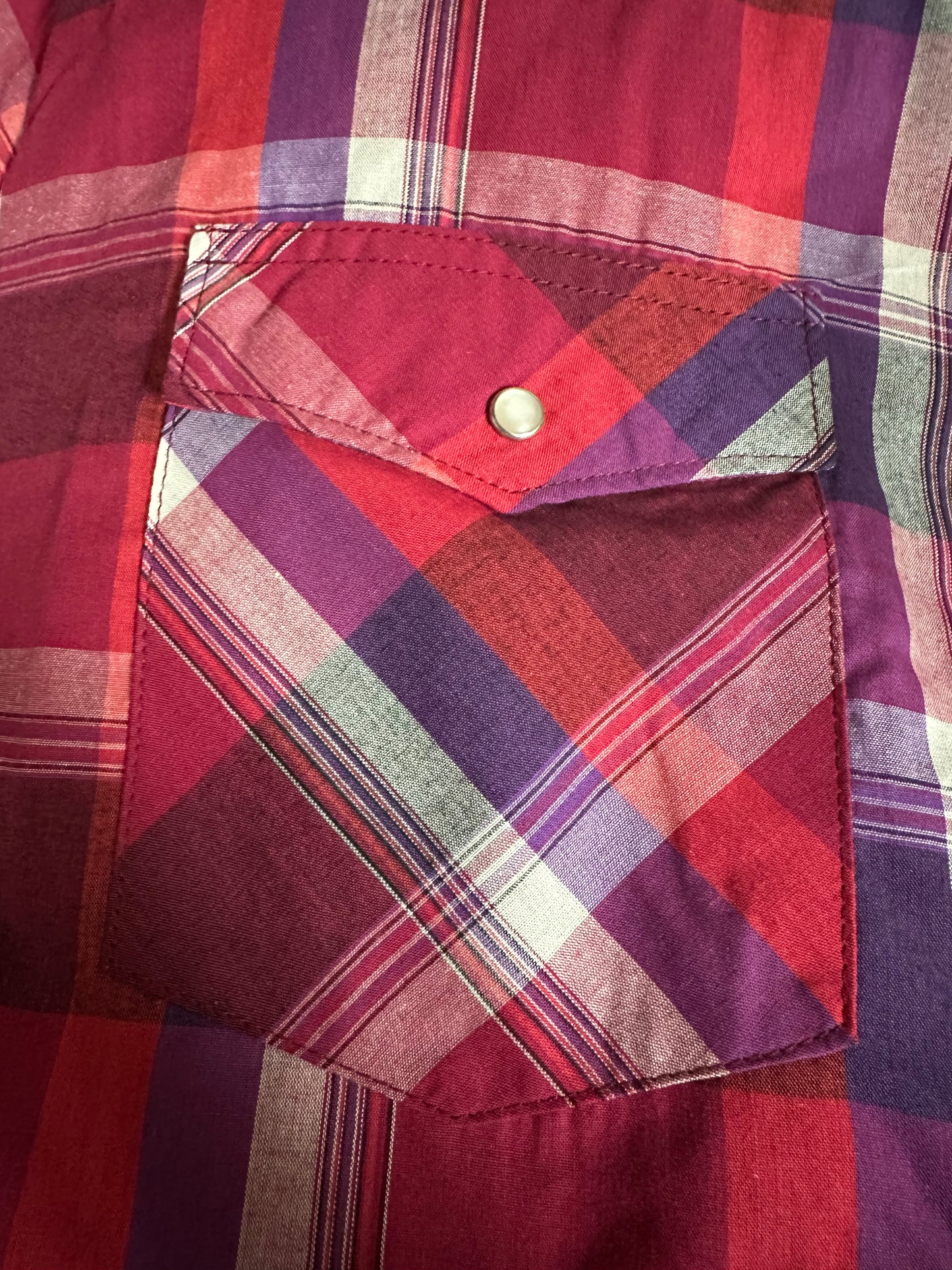 WRANGLER WASH N WEAR SNAP SHIRT