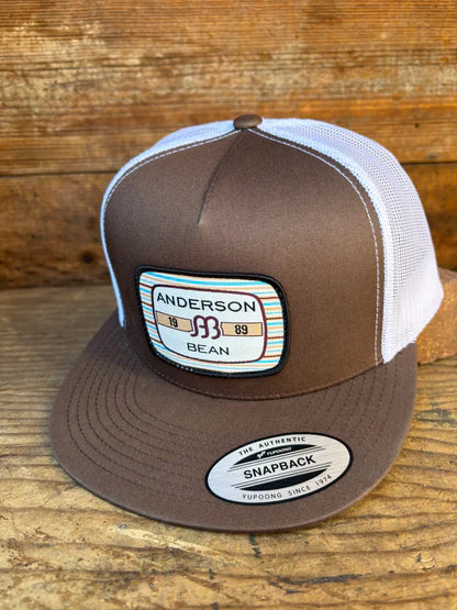 ANDERSON BEAN BROWN STRIPES RED DIRT HAT