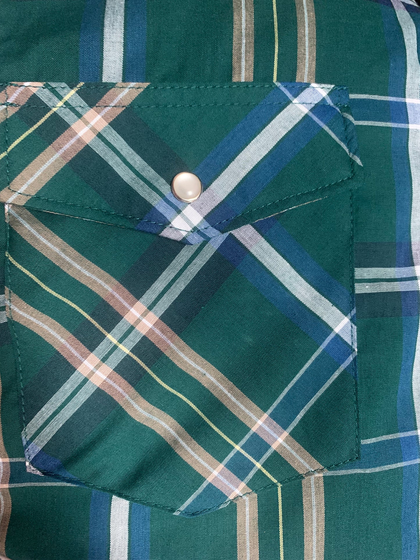 WRANGLER WASH N WEAR SNAP SHIRT
