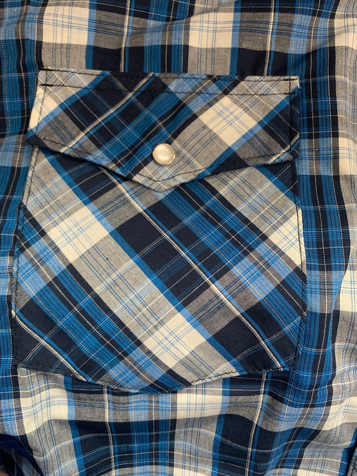 WRANGLER WASH N WEAR SNAP SHIRT