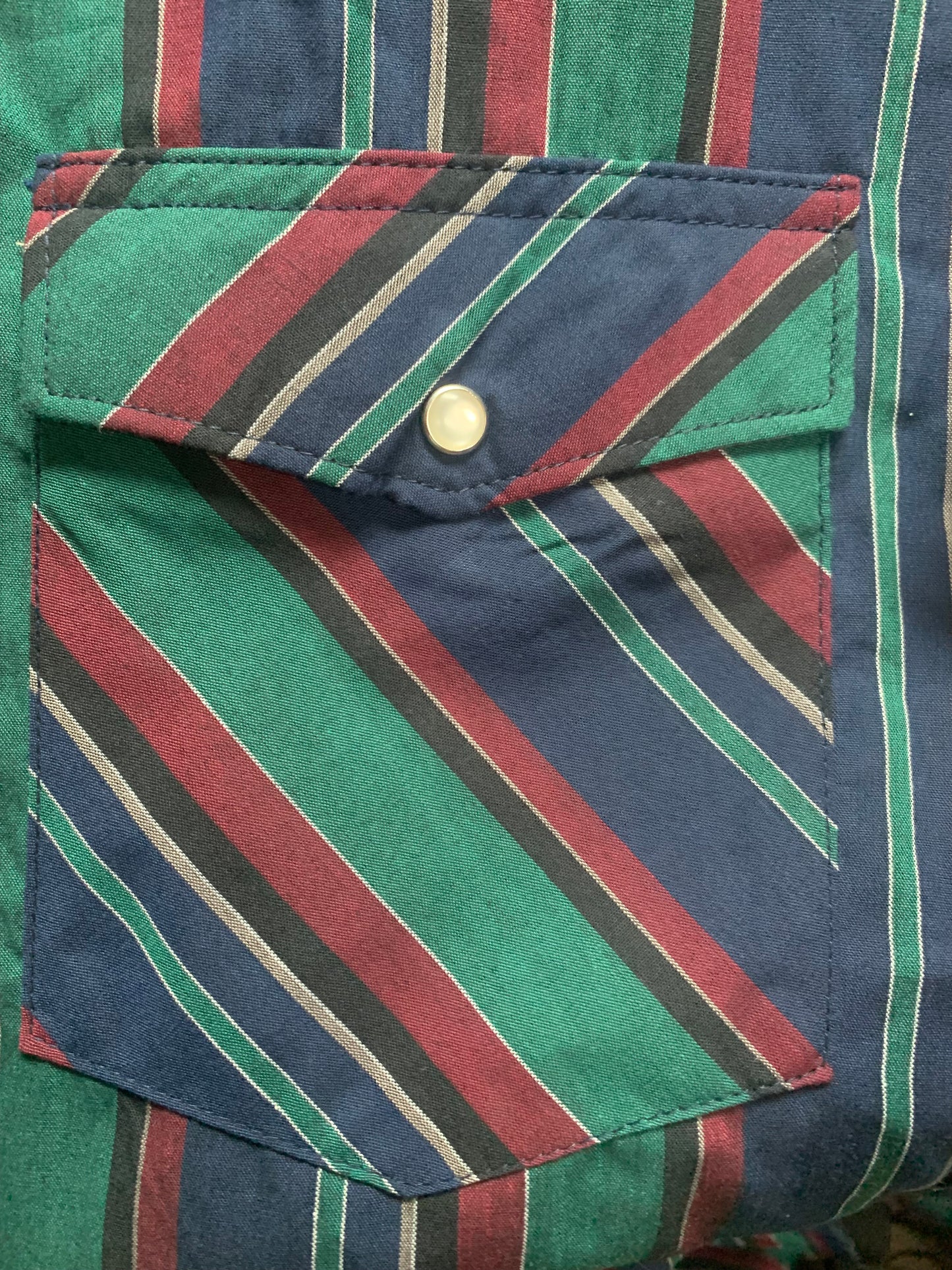 WRANGLER WASH N WEAR SNAP SHIRT