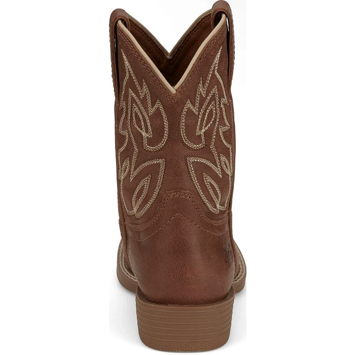 JUSTIN CANTER JUNIOR AMBER BROWN BOOT
