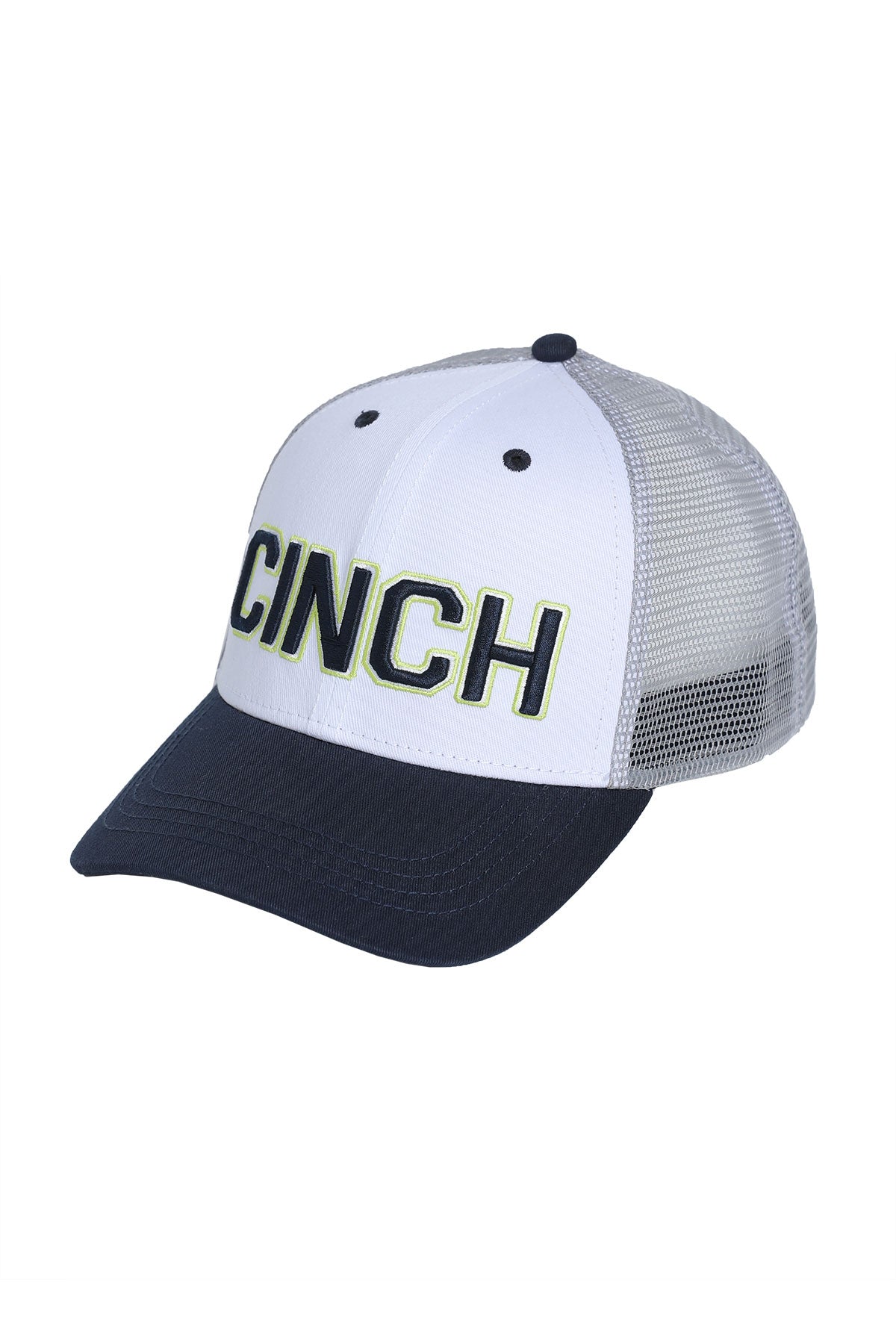 CINCH NAVY/LIME LOGO CAP