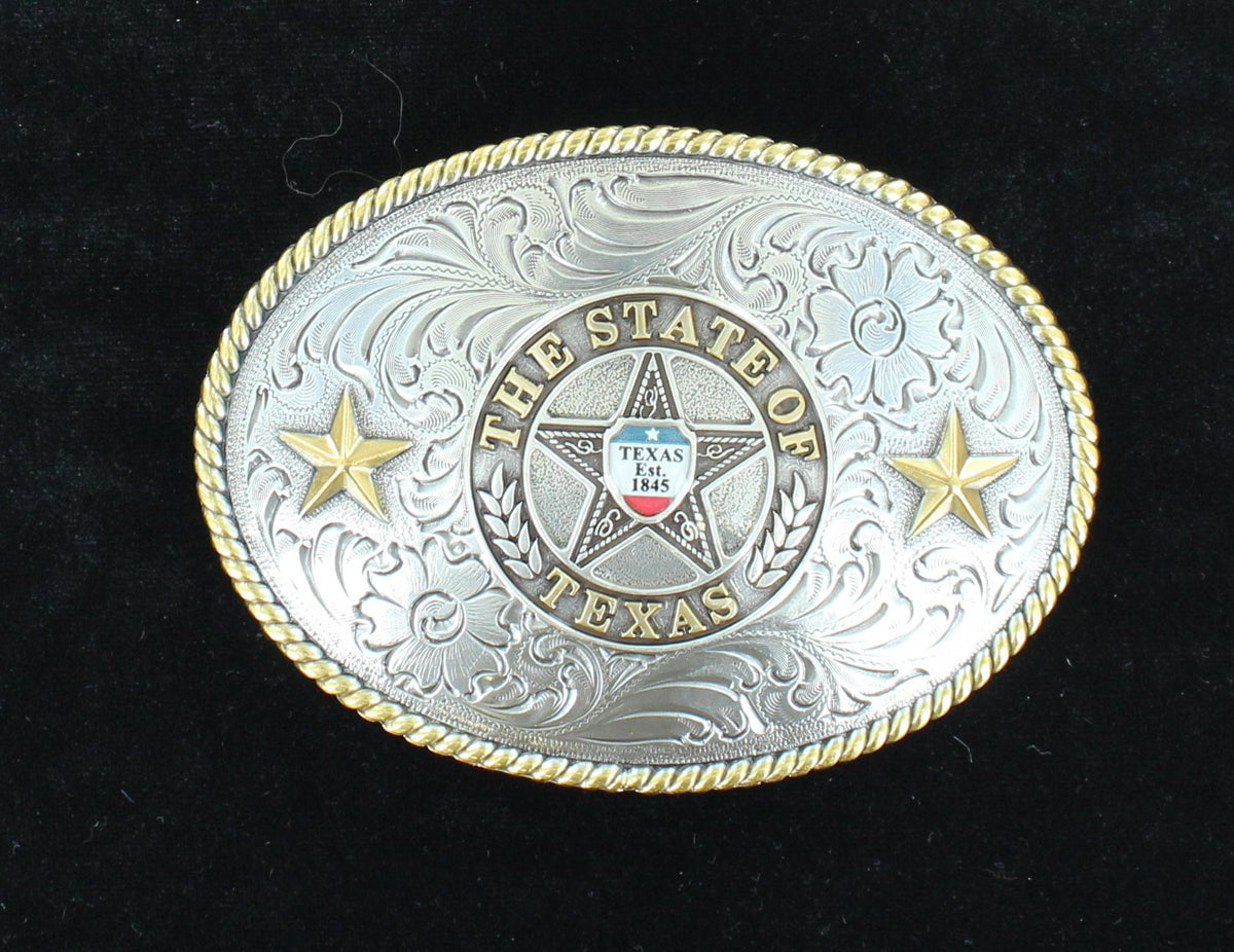 Nocona State of Texas Buckle