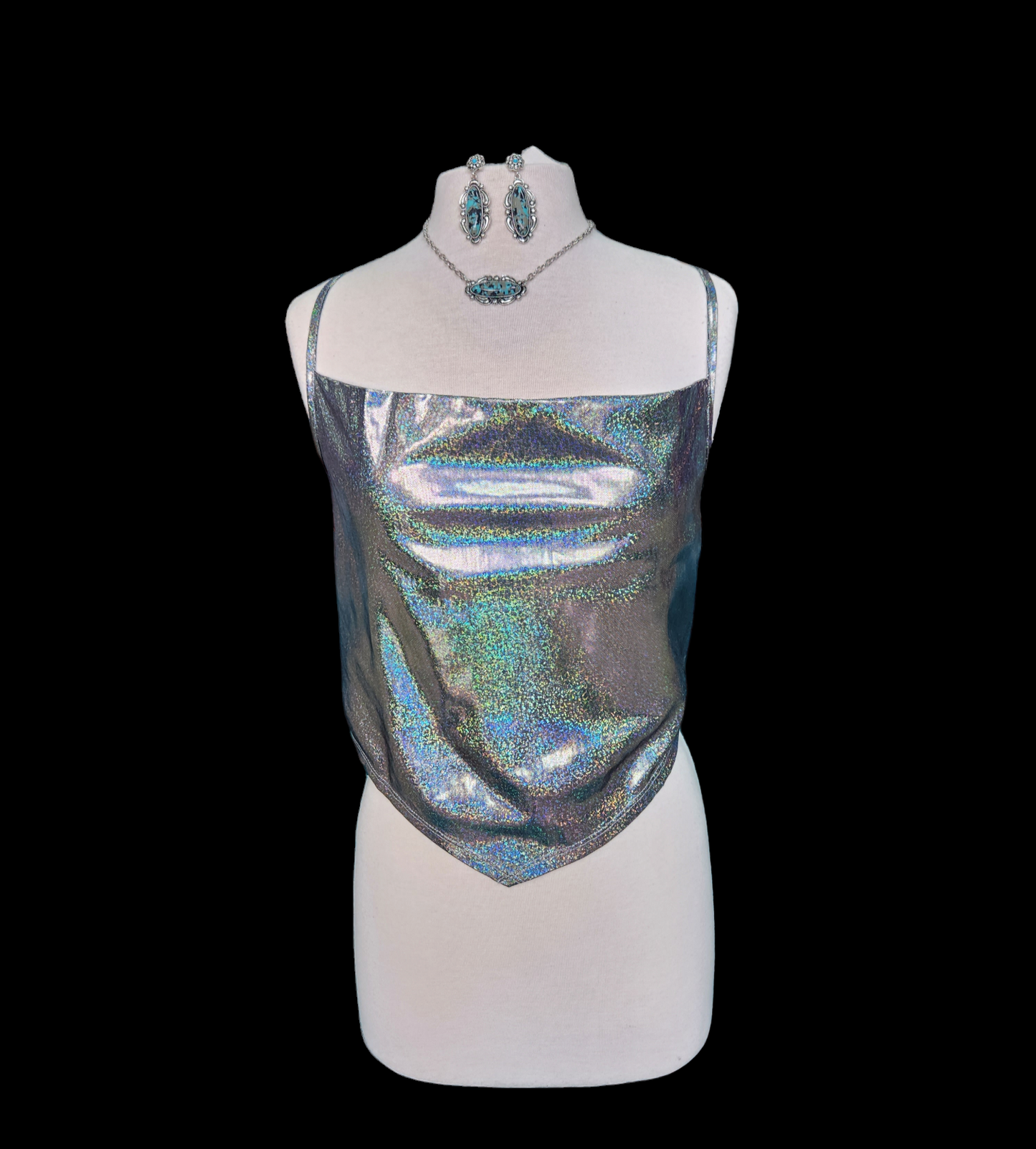 Rock & Roll Holographic Tank Top