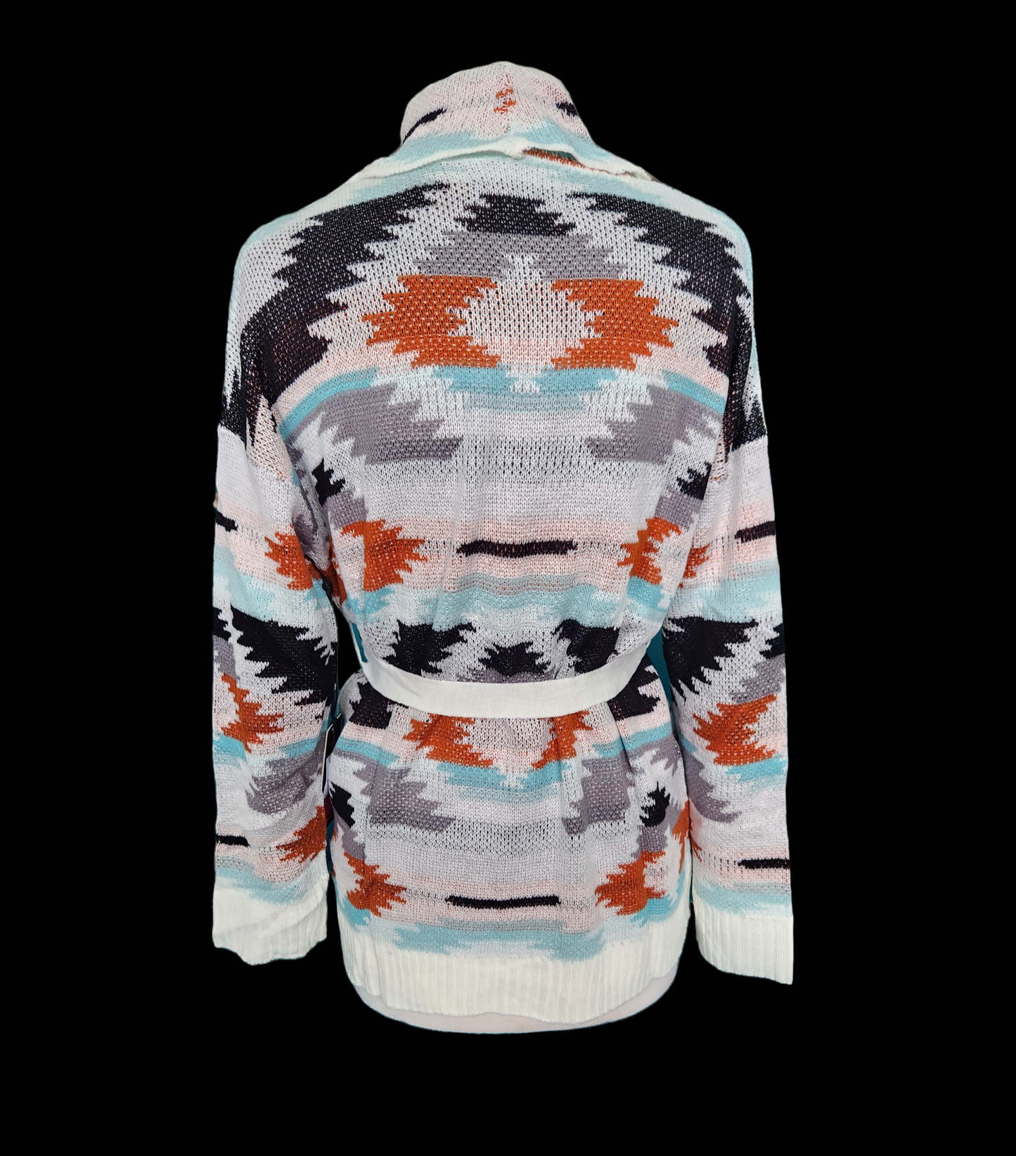 Rock & Roll Aztec Belted Cardigan